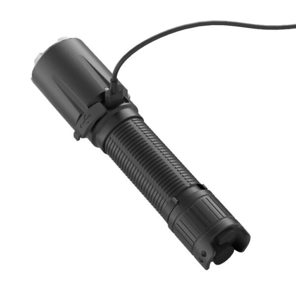T10  3000 Lumens Dual Tail Switch Tactical Law Enforcing Flashlight - Image 4