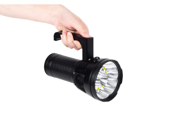 70,000 Lumens Powerful Search Flashlight with 1200 meters beam - Image 2