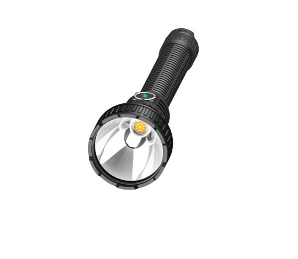 6500 Lumens dual beam reflector flashlight with 1300 meters beam - Image 2