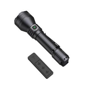 3200 Lumens 1000 meters beam flashlight with wireless switch control
